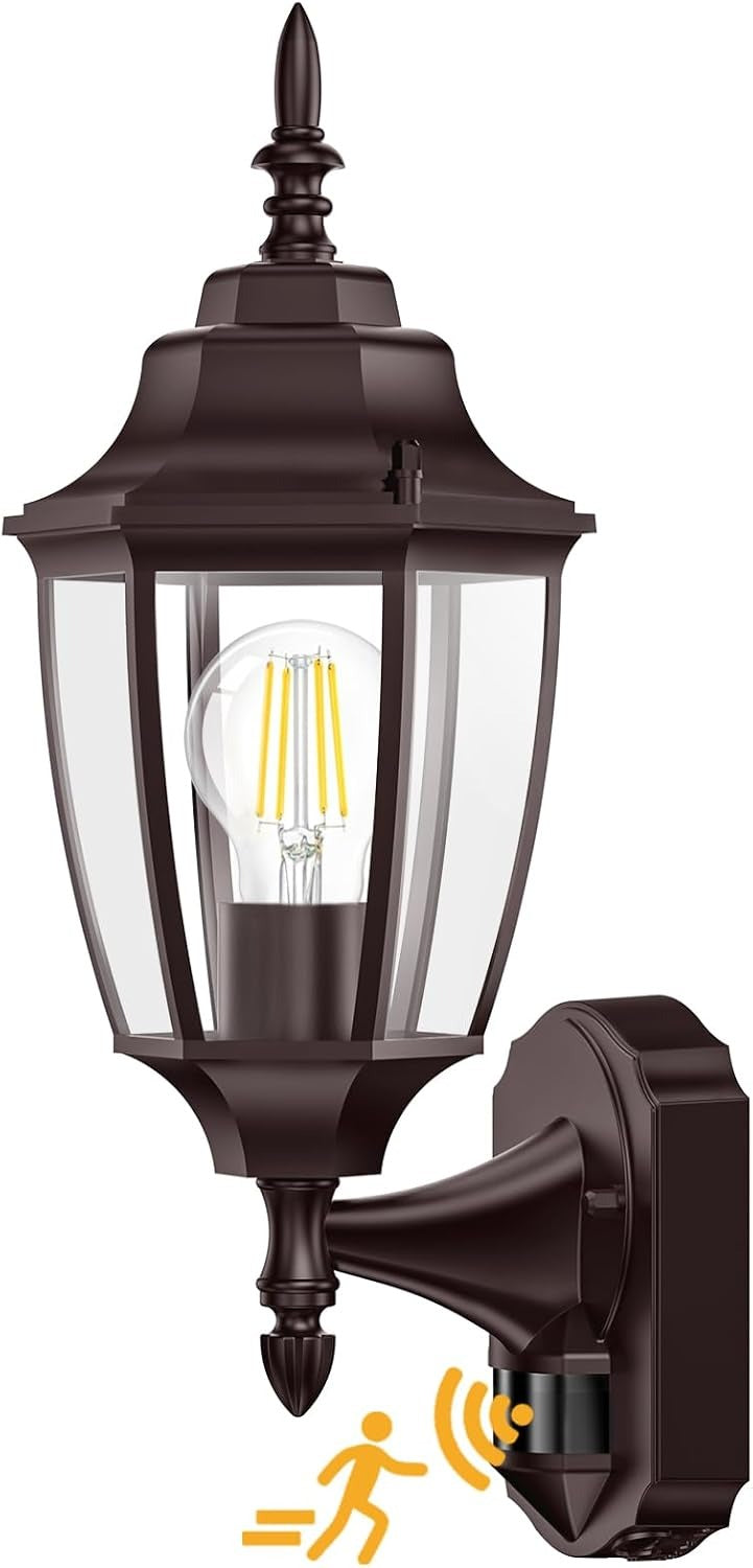Lamomo Motion Sensor Outdoor Wall Lights, Outside Porch Lamps