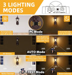 Lamomo Motion Sensor Outdoor Wall Lights, Outside Porch Lamps