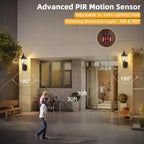 Lamomo Motion Sensor Outdoor Wall Lights, Outside Porch Lamps