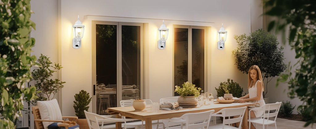 Lamomo Motion Sensor Outdoor Wall Lights, Outside Porch Lamps