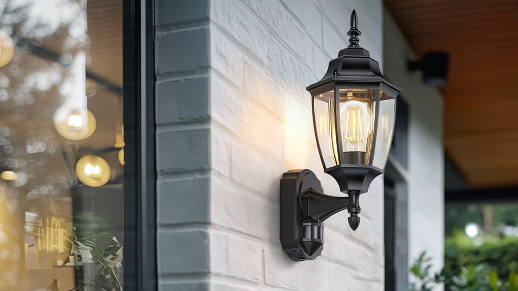 Lamomo Motion Sensor Outdoor Wall Lights, Outside Porch Lamps