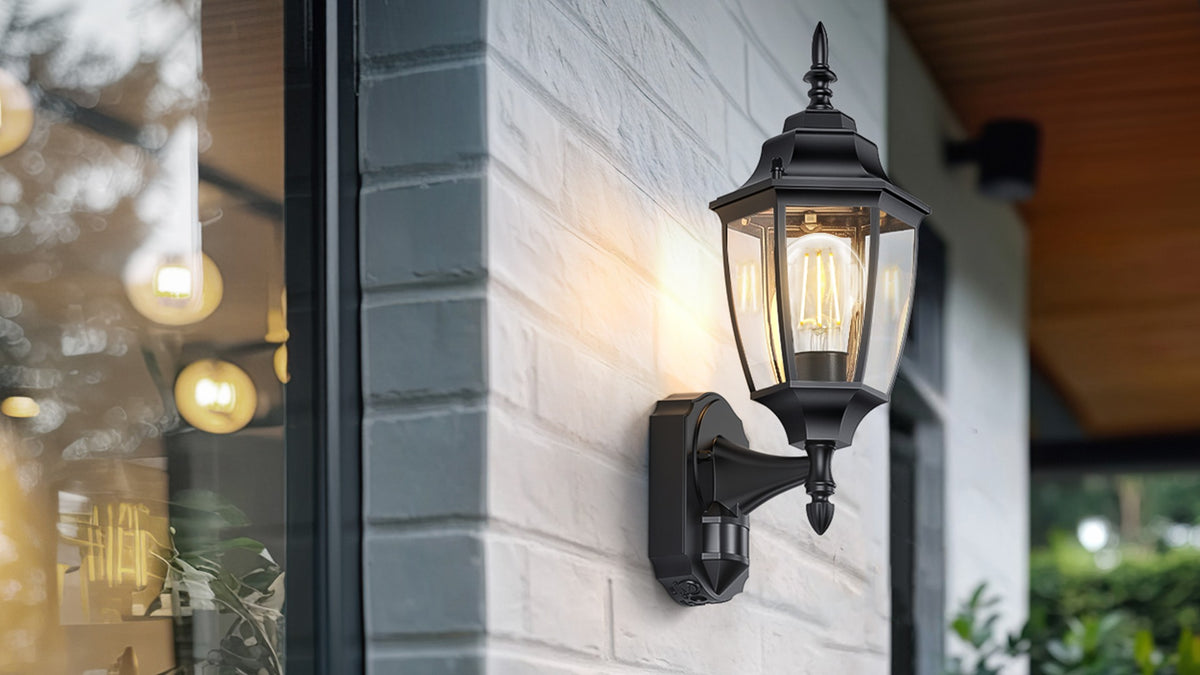 Lamomo Motion Sensor Outdoor Wall Lights, Outside Porch Lamps