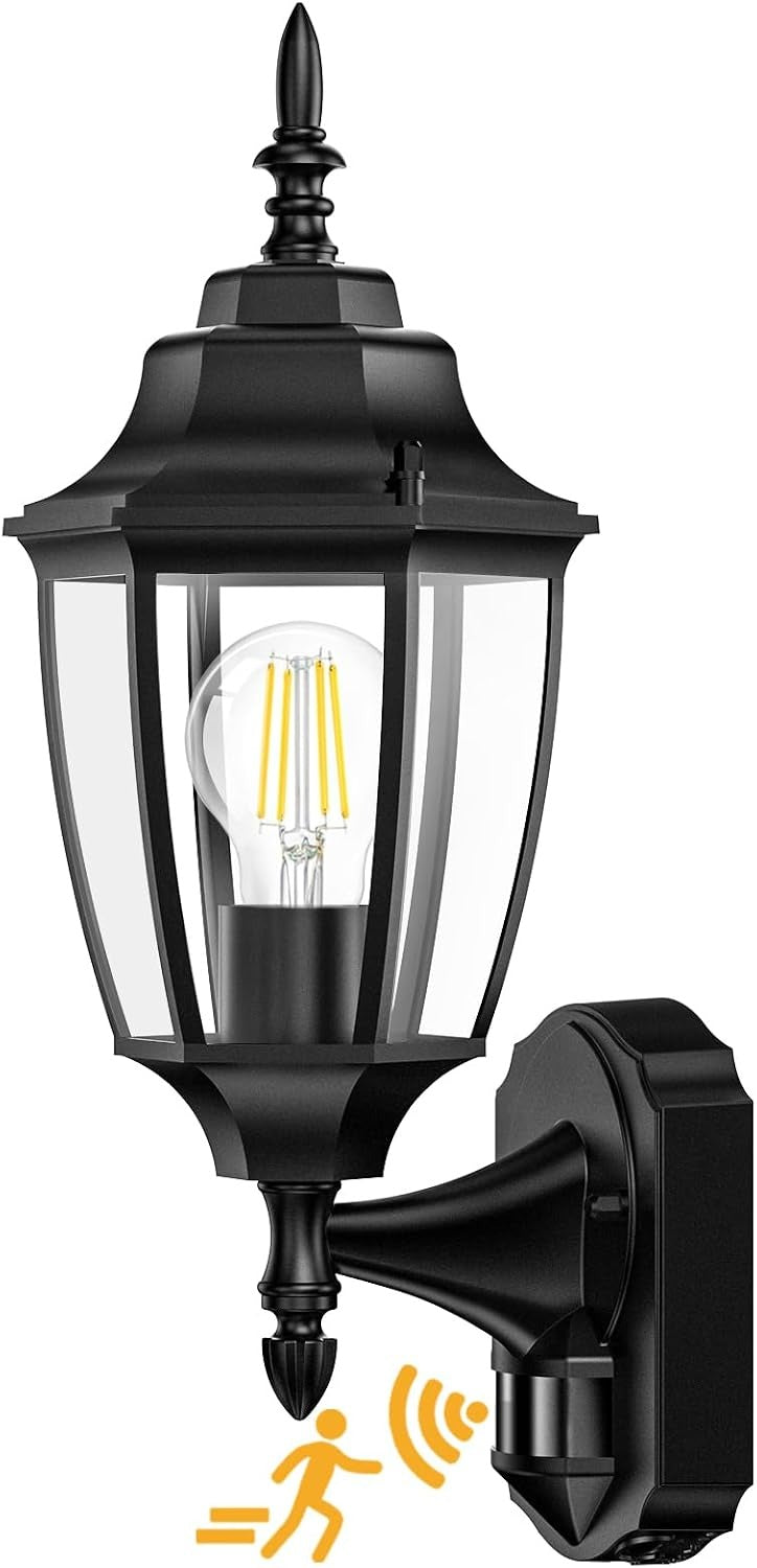 Lamomo Motion Sensor Outdoor Wall Lights, Outside Porch Lamps