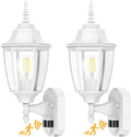 Lamomo Motion Sensor Outdoor Wall Lights Fixtures, 2-Pack Porch Lamp