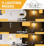 Lamomo Motion Sensor Outdoor Wall Lights Fixtures, 2-Pack Porch Lamp