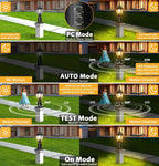 Lamomo Dusk to Dawn Outdoor Post Lights, Aluminum Lamp Post Light Fixture