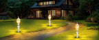 Lamomo Dusk to Dawn Outdoor Post Lights, Aluminum Lamp Post Light Fixture