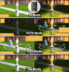 Lamomo Dusk to Dawn Outdoor Post Lights, Aluminum Lamp Post Light Fixture