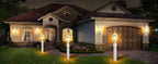 Lamomo Dusk to Dawn Outdoor Post Lights, Aluminum Lamp Post Light Fixture